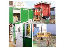 カフネ1329の雰囲気（店内入り口、お客様専用駐車場で御座います）