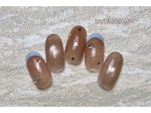 バブル シュガー バイ ネイルクローネ(bubble sugar by.nail crone)/大人スターネイル