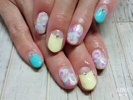 フラワーネイル