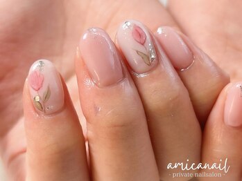 アミカ ネイル(amica nail)/Bコース チューリップ