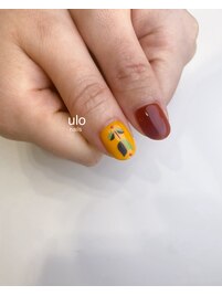 レトロな手描きアート