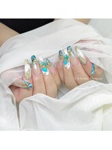 アン ジョーヌドラゴ/【ロングネイル】夏ネイル