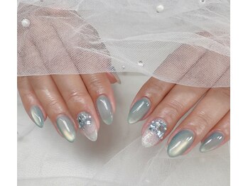 enoiミルマグ☆summer nail