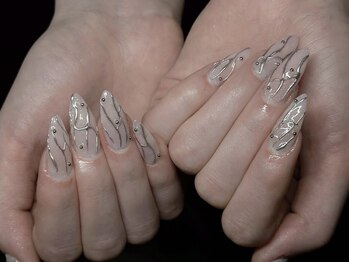 ネイルズバー 新宿店(Nails Bar)/ミラードロップネイル