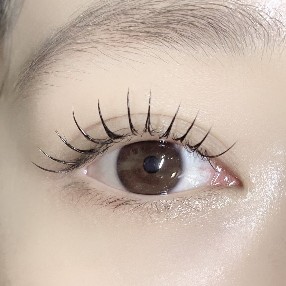 【ナチュラルかわいい♪】アンドヘルシー フラットラッシュ100本＋パーマ