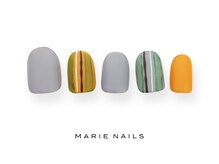 マリー ネイルズ いわきラトブ店(MARIE NAILS)/定額6,600円税込　グレー1104a