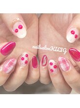 ネイルサロン キリグ(KILIG)/さくらんぼ×チェック