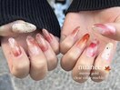 秋のニュアンスネイル