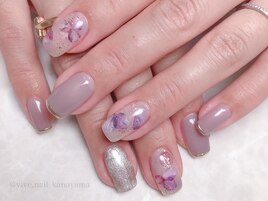 紫陽花ネイル☆