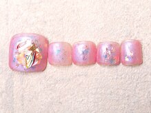 ジュノネイル(juno nail)/シェルandホログラム