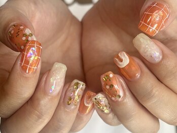 サトリネイルルーム 西宮北口(satori nail room)/みかんゼリー◎