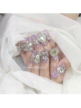 アン ジョーヌドラゴ/【ロングネイル】ゴテゴテネイル