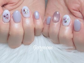紫陽花うるツヤネイル