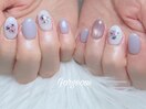 紫陽花うるツヤネイル