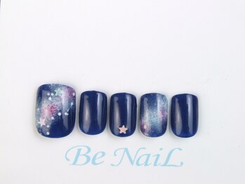 ビーネイル(Be NaiL)/フットのギャラクシーネイル