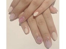 カラン 焼津店(CALIN)/フェミニンマーブルネイル