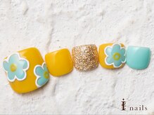 アイネイルズ 横浜WEST店(I-nails)/韓国フラワーラメ9480円