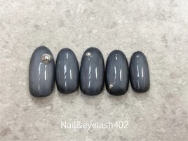 ブラックチークネイル♪