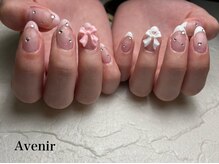 誠心堂整骨院 ネイルサロンアヴェニール(Avenir)/リボンネイル