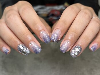 ミーコ(miico)/ギラギラ寒色グラデ