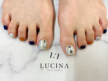 ネイルスタジオ ルキナ(LUCINA)/T-138 アンティーク調ネイル