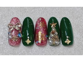 クリスマスネイル