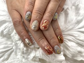 【山本】個性派カラーネイル★