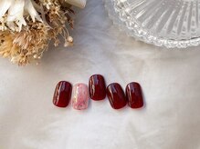 エイミー 金町(amy)/ニュアンスレッドネイル