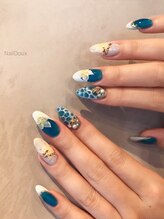 ネイル ドゥ 岡山駅前店(Nail Doux)/オーシャンブルーネイル