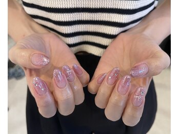 ホワイルアットネイル ハラジュク(while at nail HARAJUKU)/ラメグラデーション