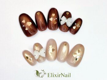 エリクサーネイル 心斎橋(Elixir Nail)/定額aシンプル/クーポン使用