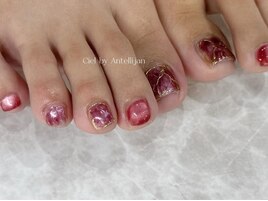 こっくりうるみフットネイル