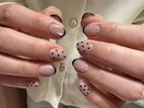 【ショートネイル大人デザイン】