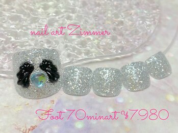 ネイルアート ジマー/フット70minart¥7980/学割あり