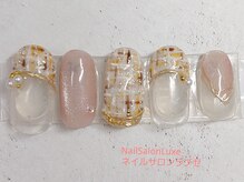 ネイル サロン ラグゼ(Nail Salon Luxe)/チェック　ツィード