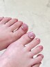 mikiko指名【フットジェル】ネイルケア+デザインは相談¥6930~