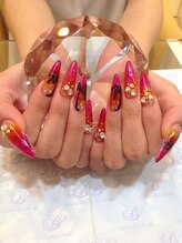 エスフィーネイルサロン ブリーユ(Esfy nailsalon Brille)/ビビットグラデスカルプ