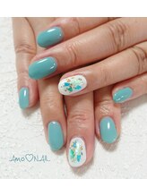 アモ ネイル(Amo NAIL)/くすみブルー