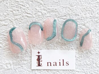 アイネイルズ 梅田店(I nails)/うねうねマグネット¥8200