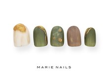 マリー ネイルズ いわきラトブ店(MARIE NAILS)/定額7,700円税込　グリーン1104c