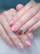 ビーネイル 新松戸(BE NAIL)/いちごネイル可愛い