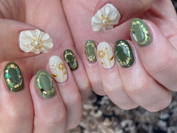 オーシャンネイル 名駅笹島店(Ocean Nail)の写真/大人気◆最新デザインも驚きの価格で♪大人気☆アート・ストーン・デザインやり放題の定額制¥6050→¥5480