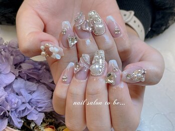 ネイルサロン トゥービー 御徒町上野(To Be)/パーツ付け放題コース9980円