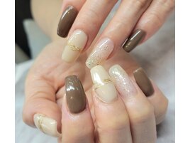 シンプルベージュネイル☆