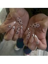 ネイルクイーン(Nail Queen)/レオパードネイル¥9000♪