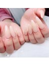 うる艶 nude nail