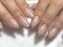 マラマネイル(Malama Nail)/クリアネイル×ラメネイル×ラメ