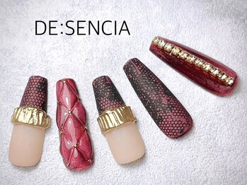 ディセンシア(DE:SENCIA)/design Gel&Acrylic Extensions