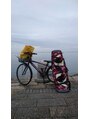 フレイヤ 三条店 (FREYJA) 愛車は自転車!ウェイクボードしに琵琶湖までひとっ走り!