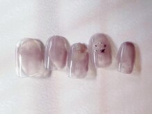 アイネイルズ 梅田店(I nails)/春色もやもやニュアンス￥7200